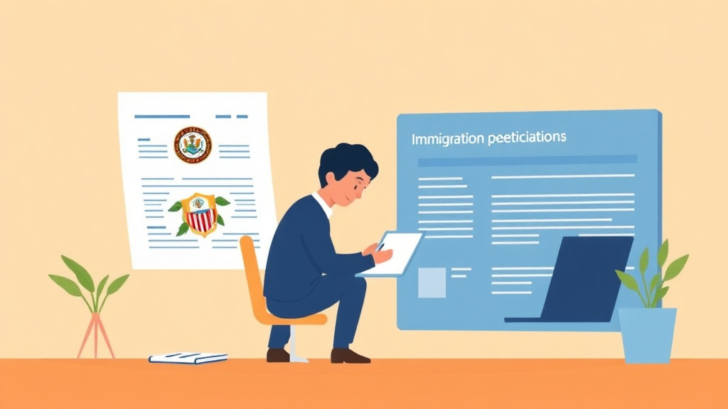 Educational graphic covering the essentials of abandonment of Application by USCIS