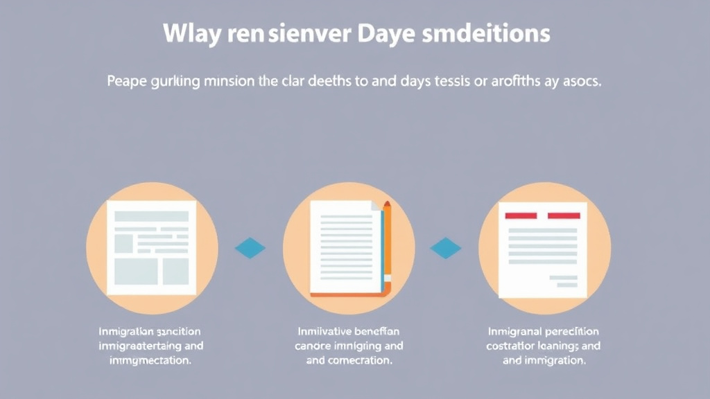 Process flow illustration for putting derivative Beneficiary Immigration Explained into action