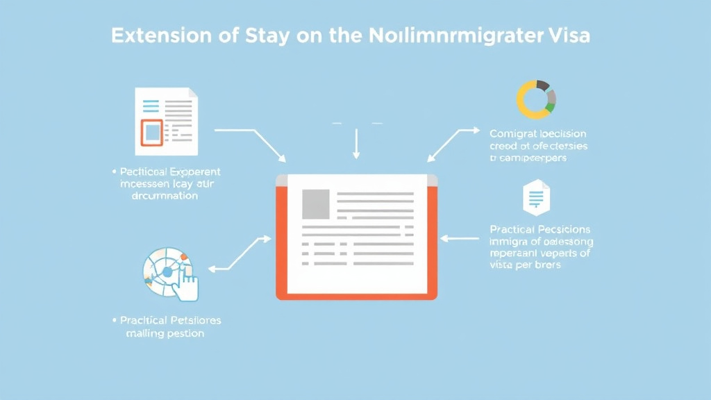 Action-oriented illustration showing how to apply extension of Stay on a Nonimmigrant Visa