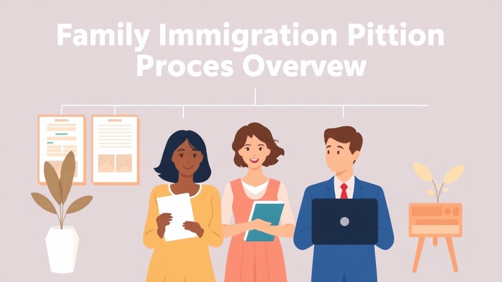Detailed visual representation of family Immigration Petition Process Overview