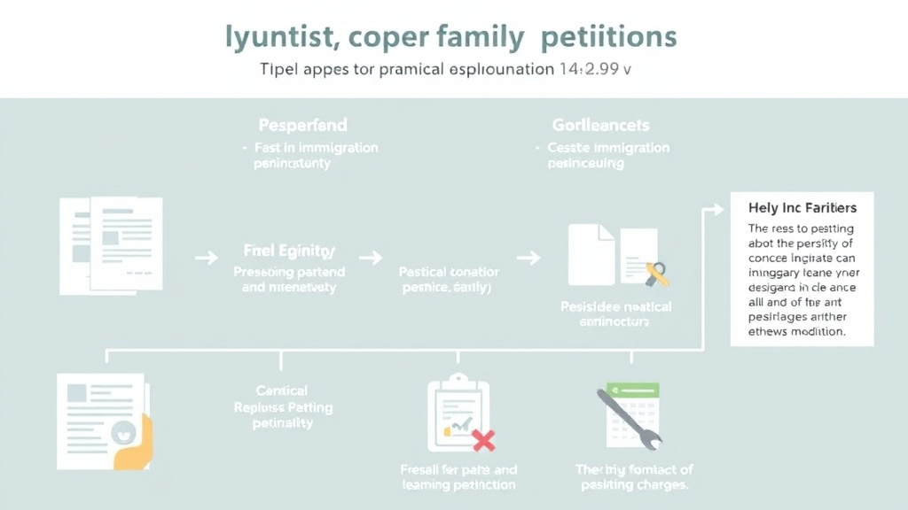 Step-by-step visual guide for implementing family Immigration Petition Process Overview