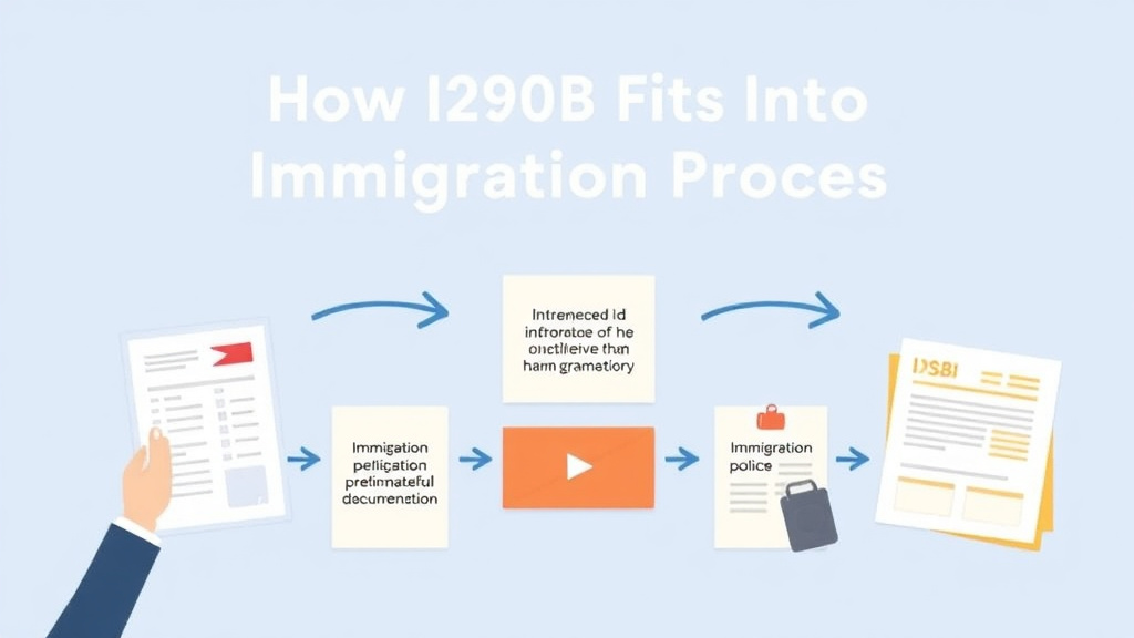 Step-by-step visual guide for implementing how I-290B Fits Into the Immigration Process