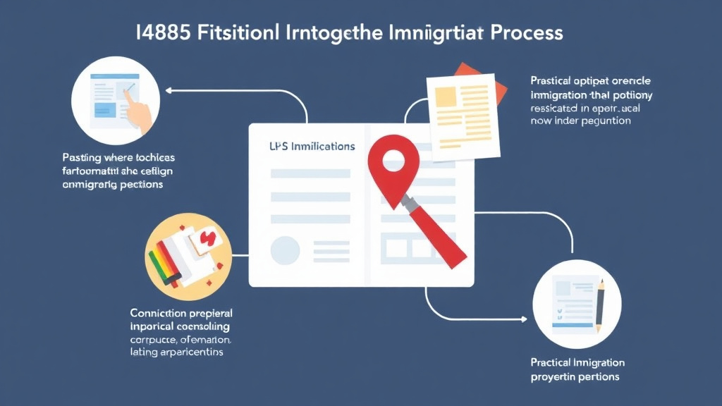 Process flow illustration for putting how I-485 Fits Into the Immigration Process into action