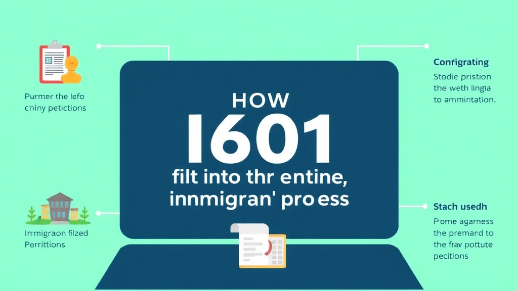 Real-world application diagram for how I-601 Fits Into the Immigration Process