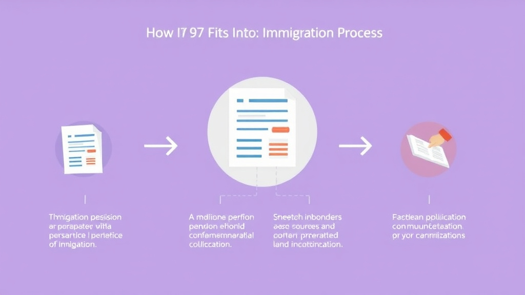 Practical checklist visual for how I-797 Fits Into the Immigration Process