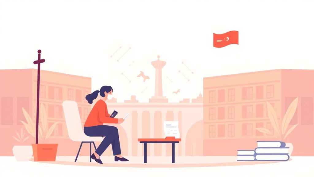 Conceptual diagram showing how how I-90 Fits Into the Immigration Process works in practice