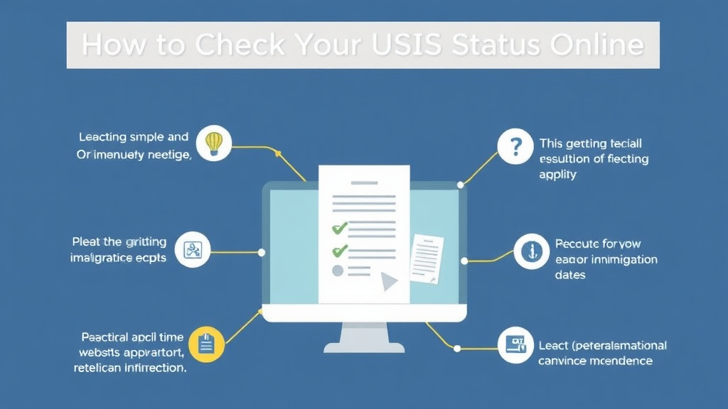 Hands-on guide visualization for check Your USCIS Case Status Online