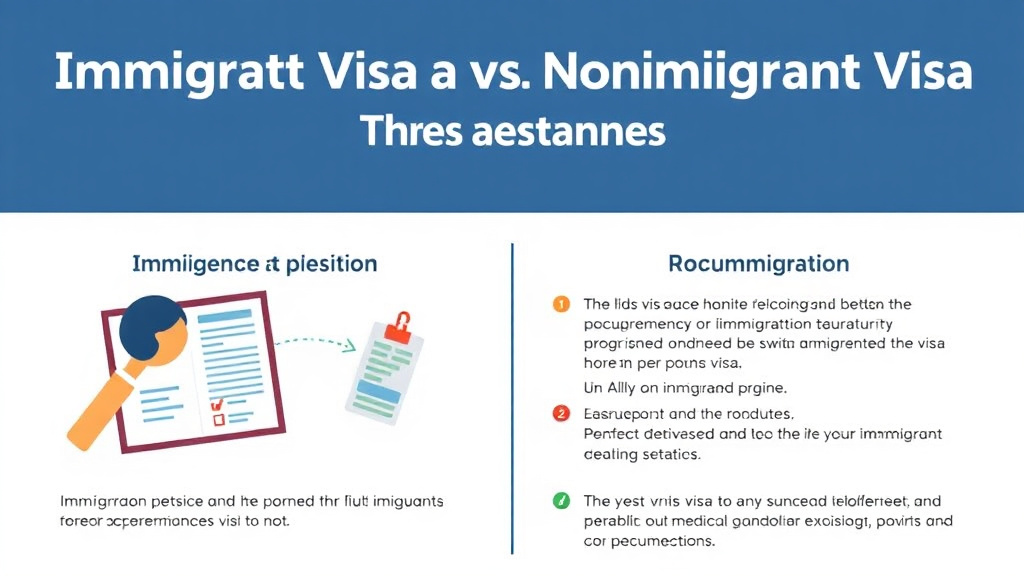 Implementation roadmap for immigrant Visa vs Nonimmigrant Visa Differences with actionable steps