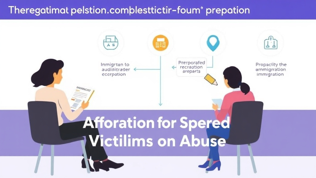 Step-by-step visual guide for implementing immigration Benefits for Victims of Abuse