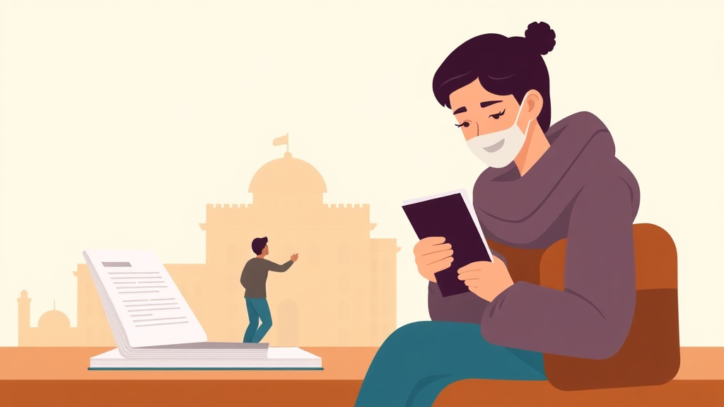 Visual overview of immigration Process for Asylum Category with key concepts highlighted