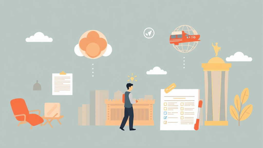 Illustration breaking down the fundamentals of immigration Process for EB-1B Category