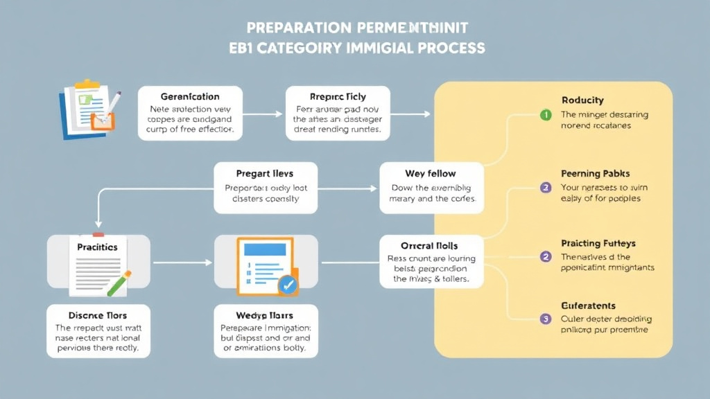 Hands-on guide visualization for immigration Process for EB-1B Category