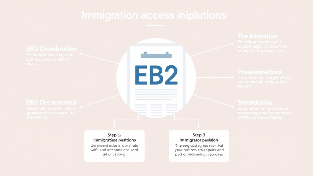 Process flow illustration for putting immigration Process for EB-2 Category into action