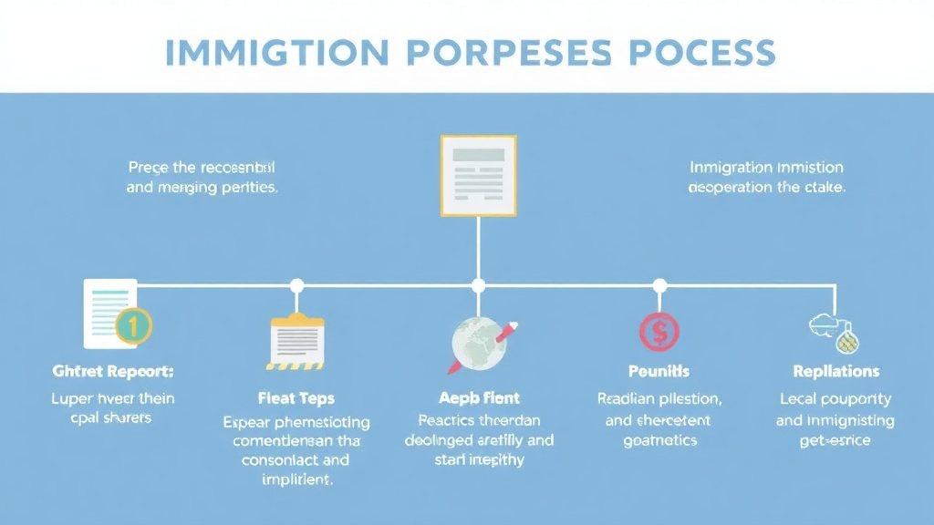 Step-by-step visual guide for implementing immigration Process for EB-4 Category