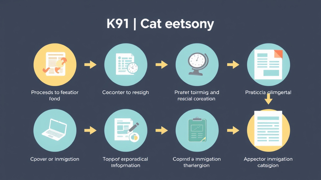 Hands-on guide visualization for immigration Process for K-1 Category