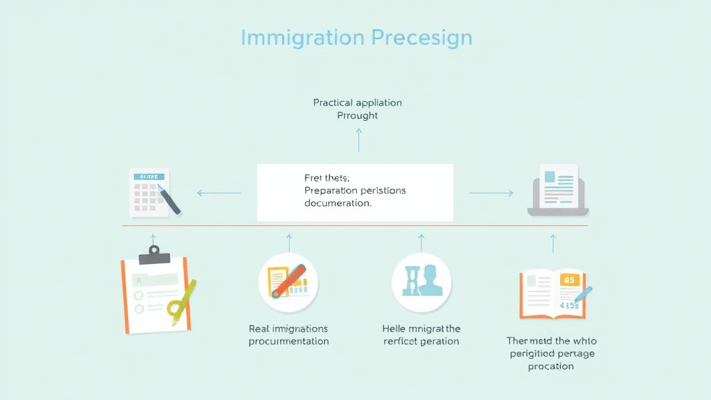 Process flow illustration for putting immigration Process for K-3 Category into action
