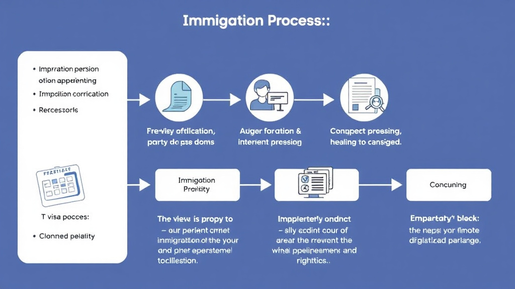 Step-by-step visual guide for implementing immigration Process for T visa Category