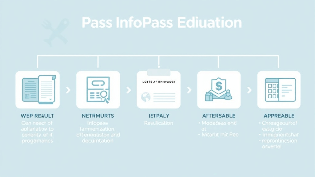 Hands-on guide visualization for infoPass Appointment How to Schedule