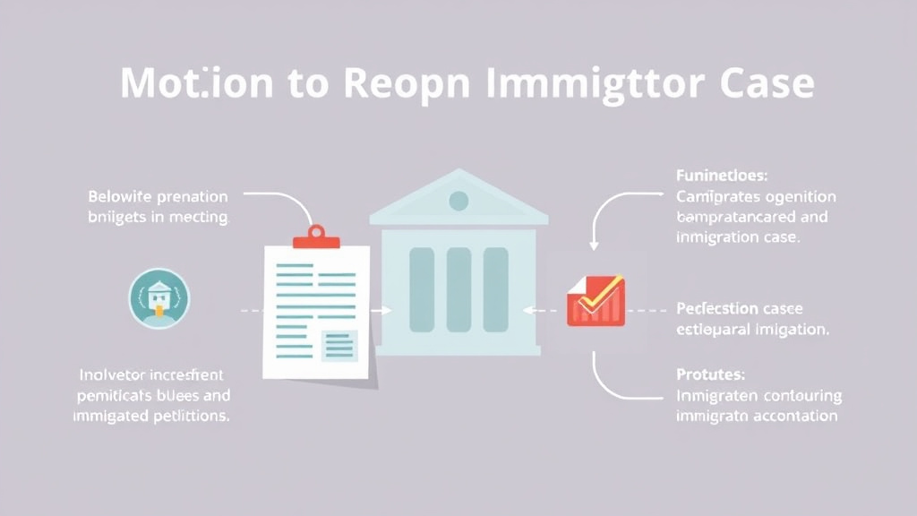 Practical workflow diagram for motion to Reopen Immigration Case