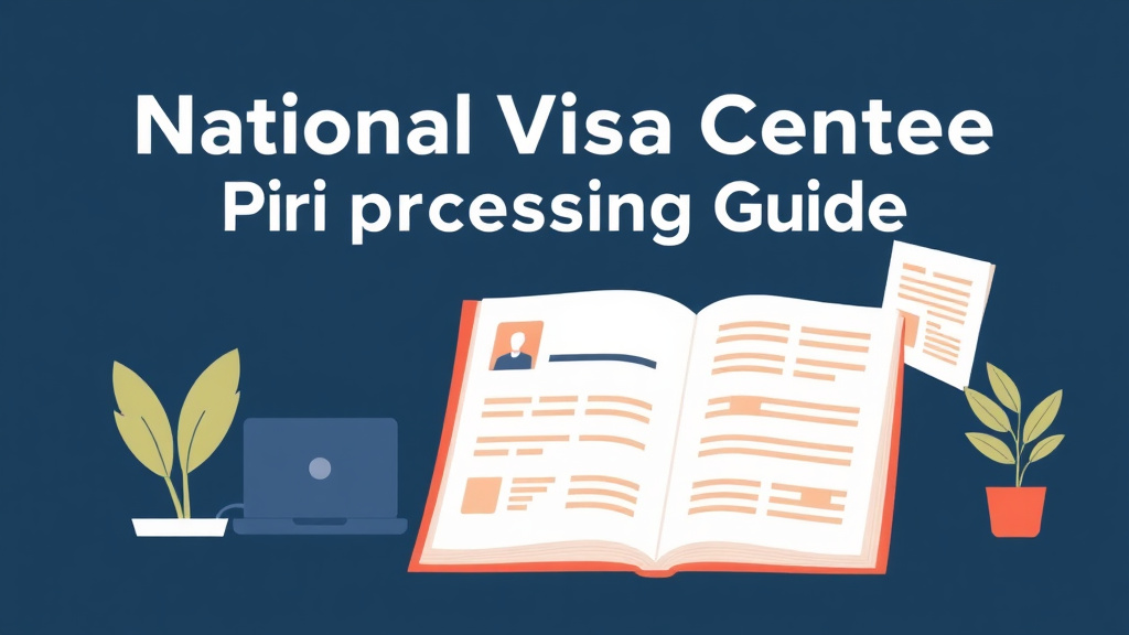 An informative visual explaining national Visa Center NVC Processing Guide for beginners and professionals