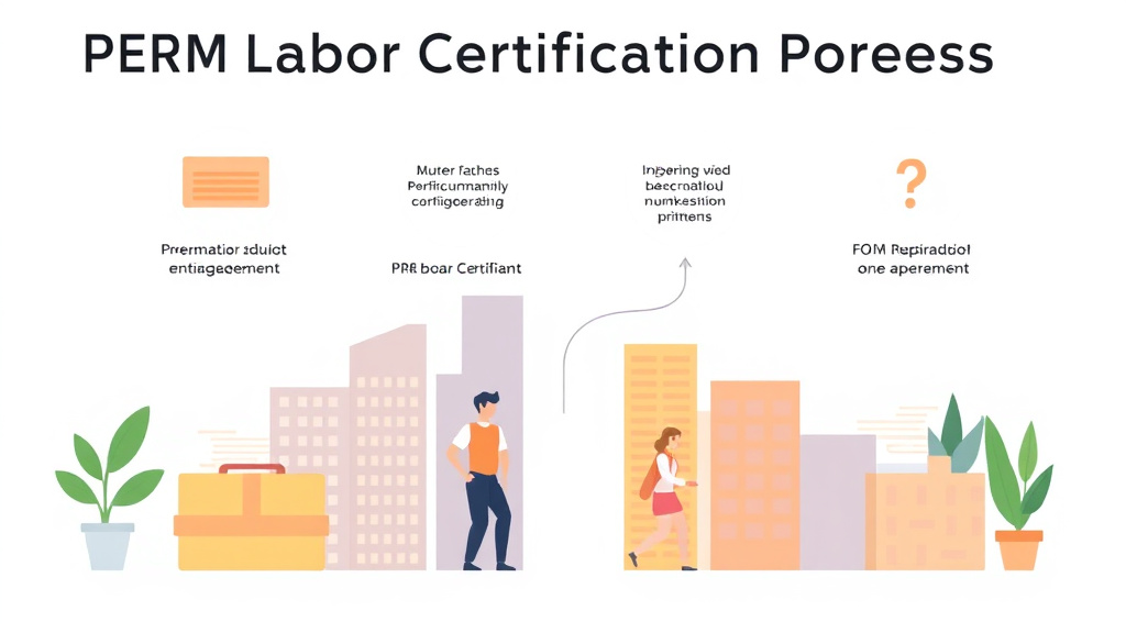 Clear illustration of PERM Labor Certification Process Explained with supporting details