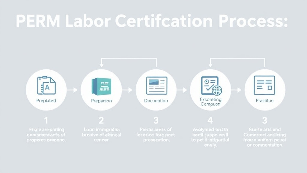 Step-by-step visual guide for implementing PERM Labor Certification Process Explained