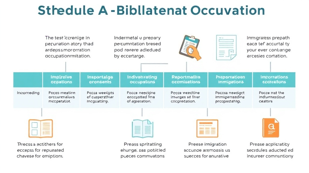 Implementation roadmap for schedule A Shortage Occupations Immigration with actionable steps