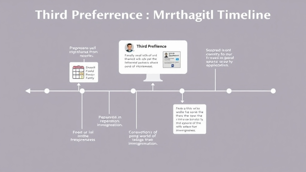 Practical workflow diagram for third Preference Family Immigration Timeline