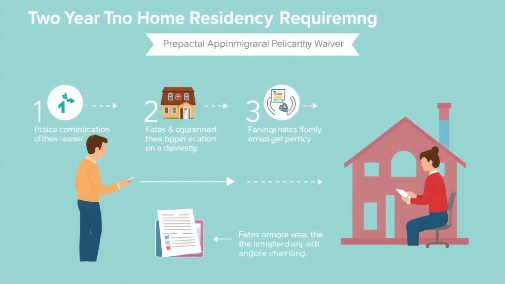 Practical checklist visual for two Year Home Residency Requirement J-1 Waiver