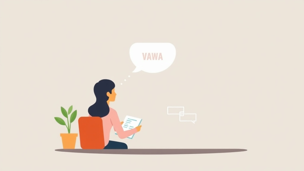 Educational graphic covering the essentials of VAWA Self Petition Process Explained