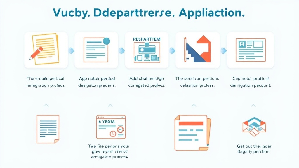 Process flow illustration for putting voluntary Departure Application Process into action