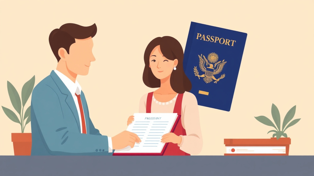 Conceptual diagram showing how applying for U.S. Passport After Naturalization works in practice