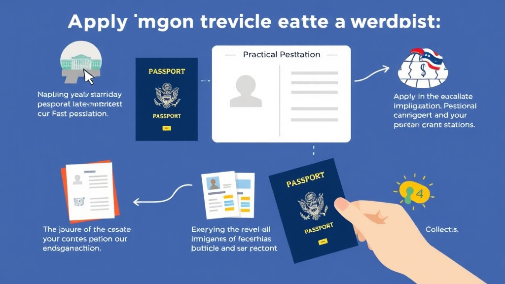 Practical checklist visual for applying for U.S. Passport After Naturalization