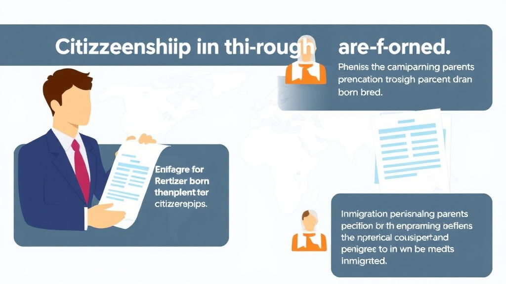 Practical checklist visual for citizenship Through Parents Born Abroad