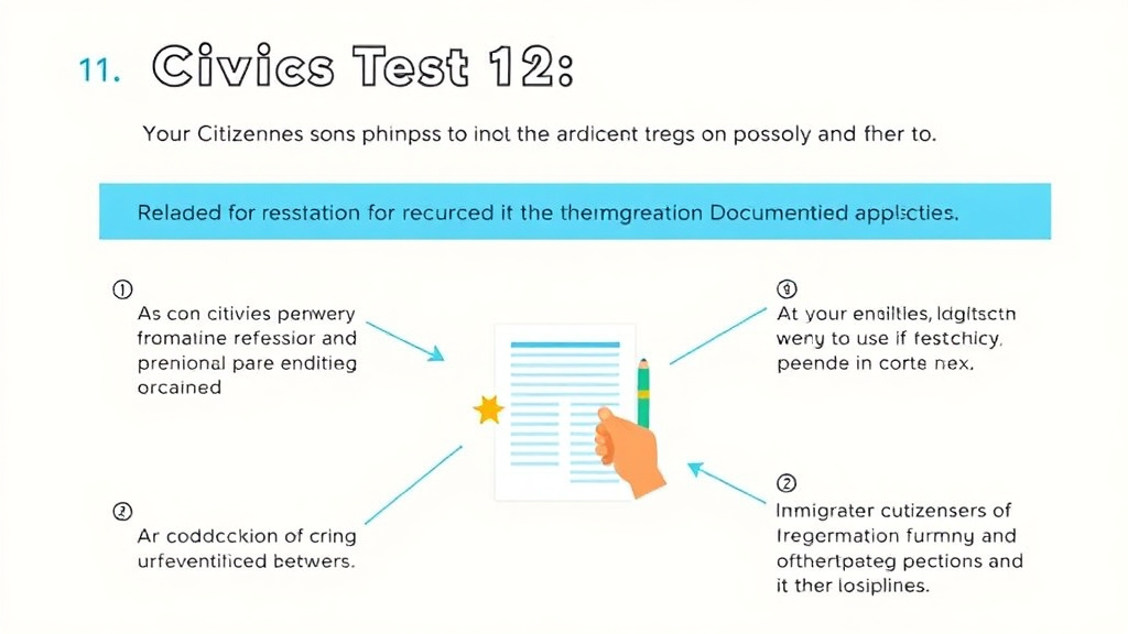 Real-world application diagram for civics Test Question 12 Explained for Citizenship