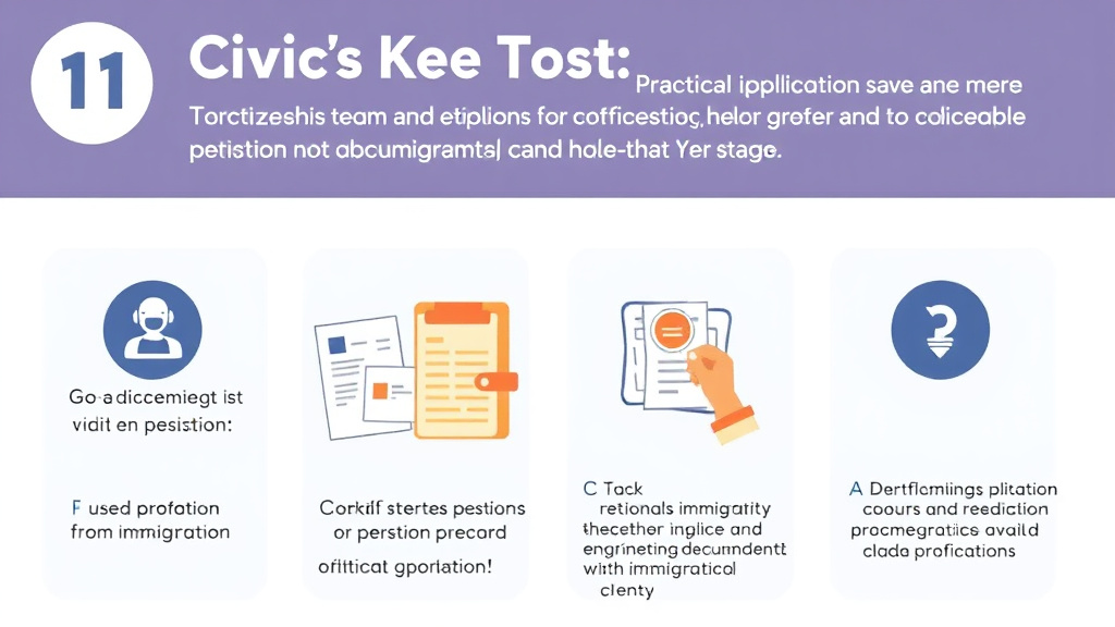 Process flow illustration for putting civics Test Question 14 Explained for Citizenship into action