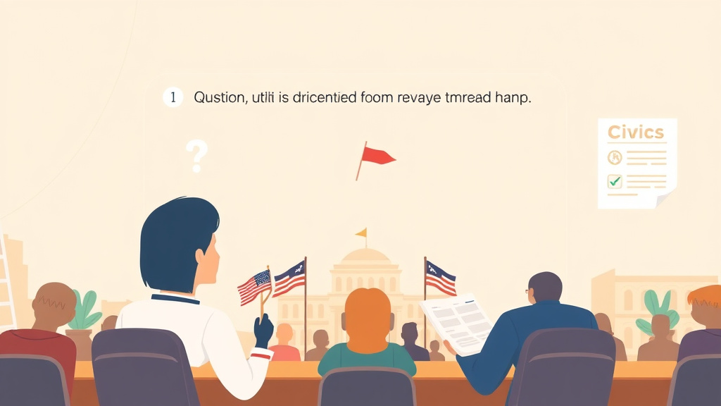 Educational graphic covering the essentials of civics Test Question 15 Explained for Citizenship