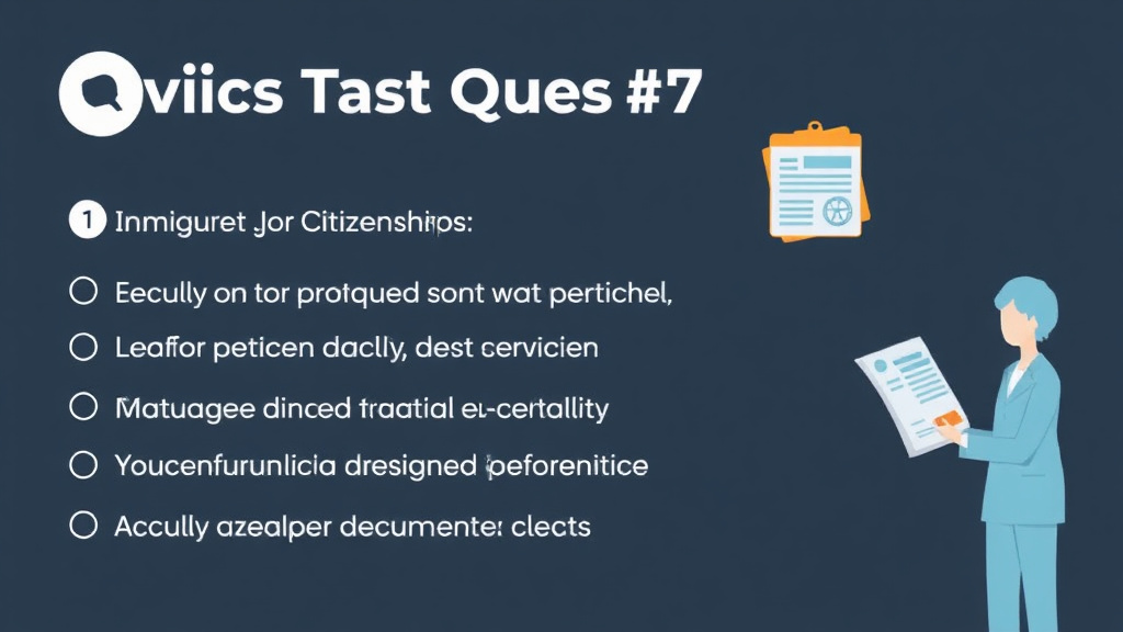 Step-by-step visual guide for implementing civics Test Question 7 Explained for Citizenship