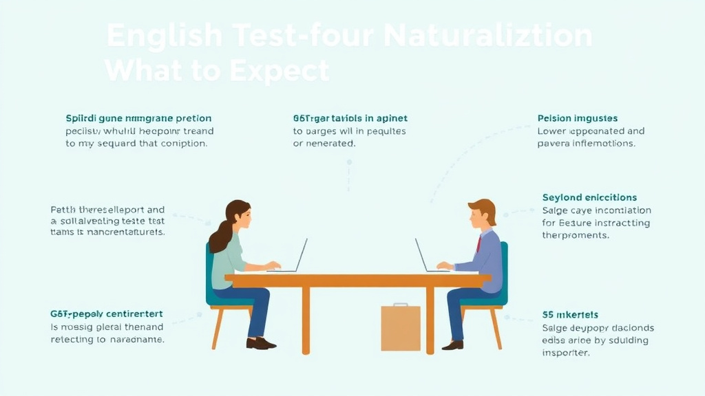 Practical checklist visual for english Test for Naturalization What to Expect