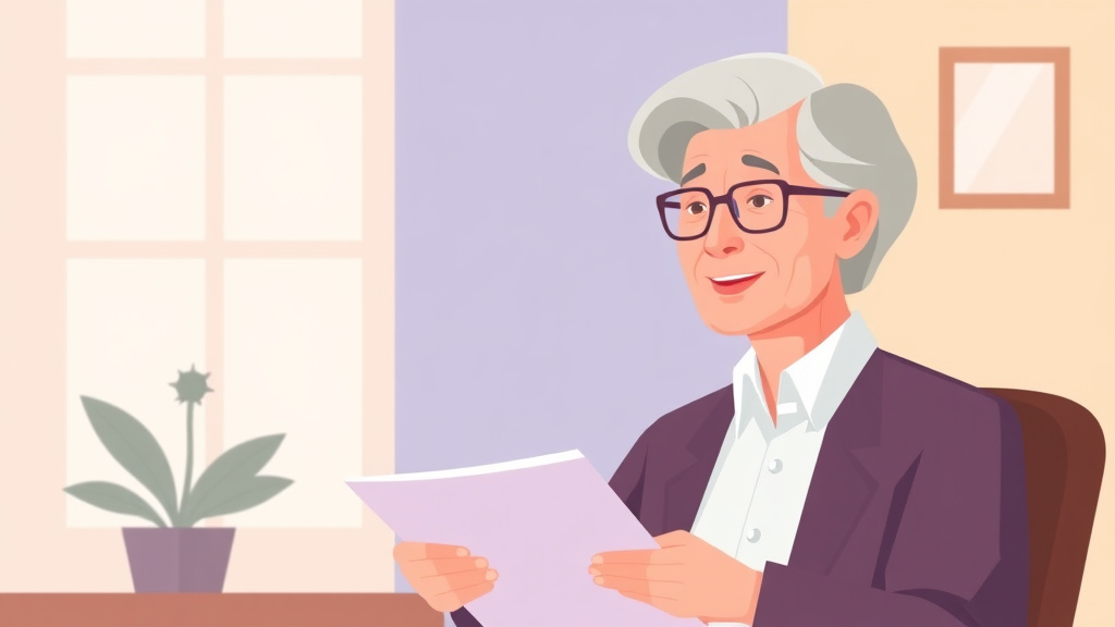 Visual overview of naturalization for Elderly Applicants Over 65 with key concepts highlighted