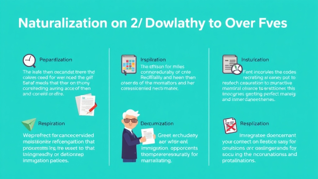 Action-oriented illustration showing how to apply naturalization for Elderly Applicants Over 65