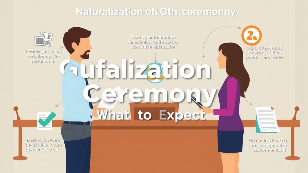 Practical checklist visual for naturalization Oath Ceremony What to Expect