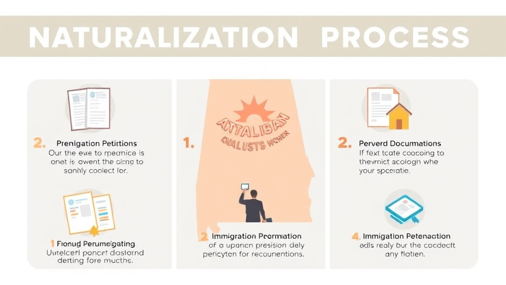 Implementation roadmap for naturalization Process in Alabama with actionable steps