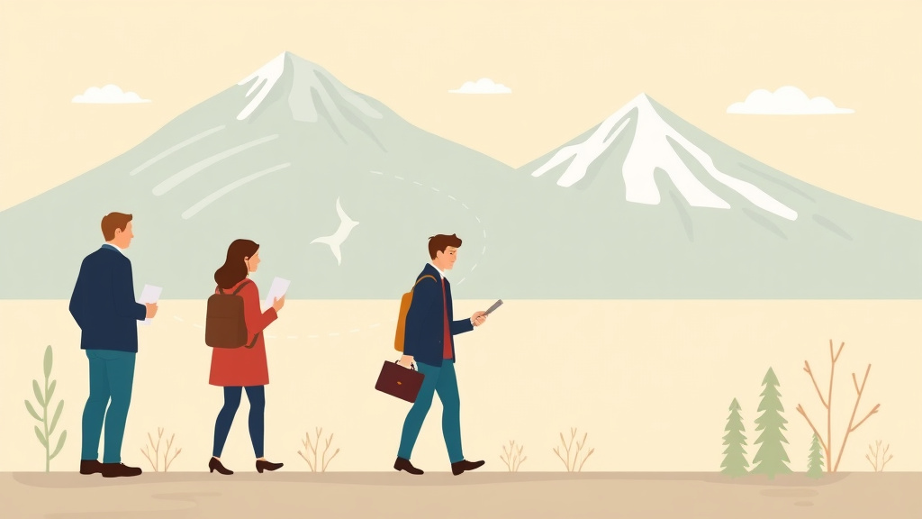 Illustration breaking down the fundamentals of naturalization Process in Alaska