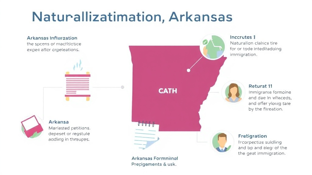 Hands-on guide visualization for naturalization Process in Arkansas