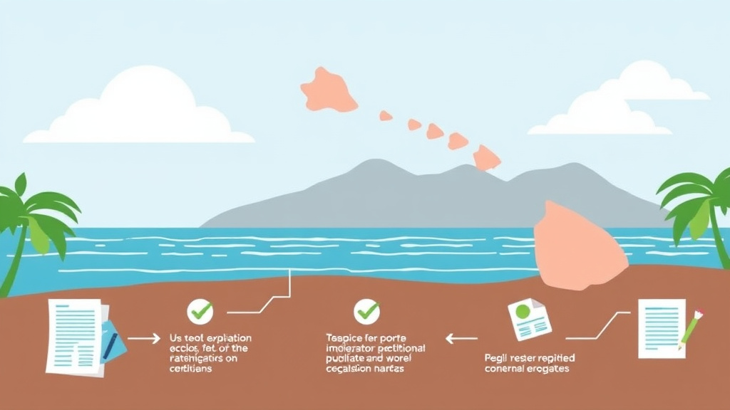 Practical checklist visual for naturalization Process in Hawaii
