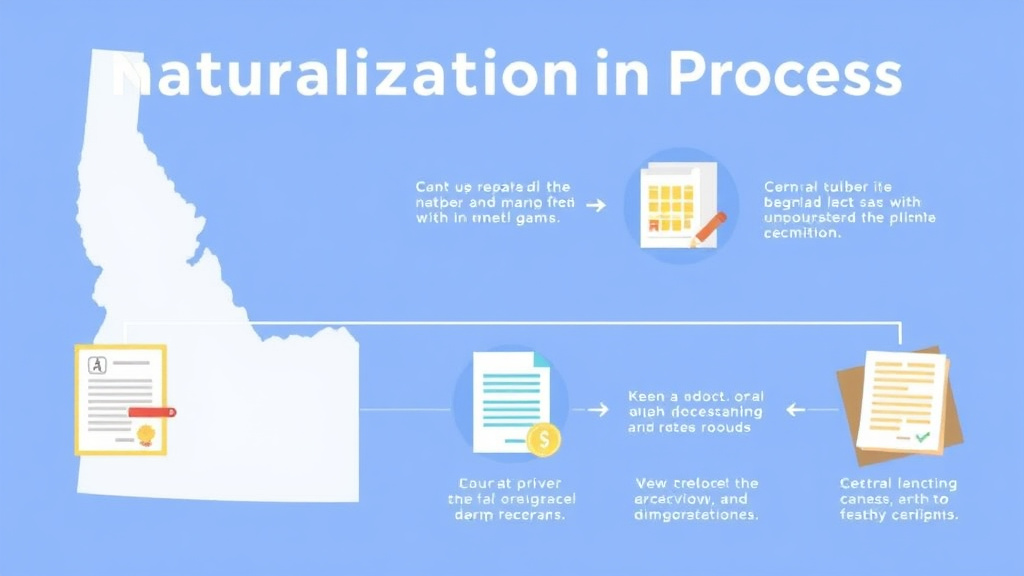 Practical workflow diagram for naturalization Process in Idaho