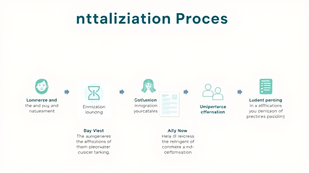 Process flow illustration for putting naturalization Process in Louisiana into action