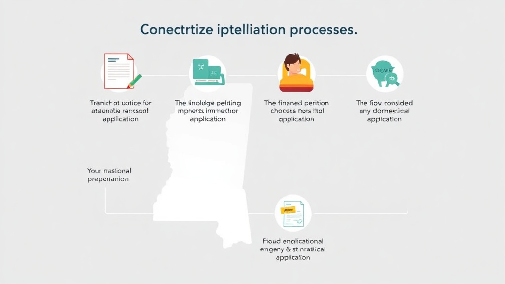 Process flow illustration for putting naturalization Process in Mississippi into action