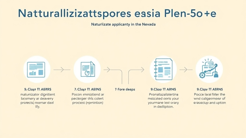 Practical checklist visual for naturalization Process in Nevada